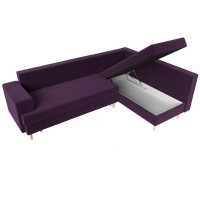 Угловой диван Сильвана велюр (фиолетовый)  - Изображение 2